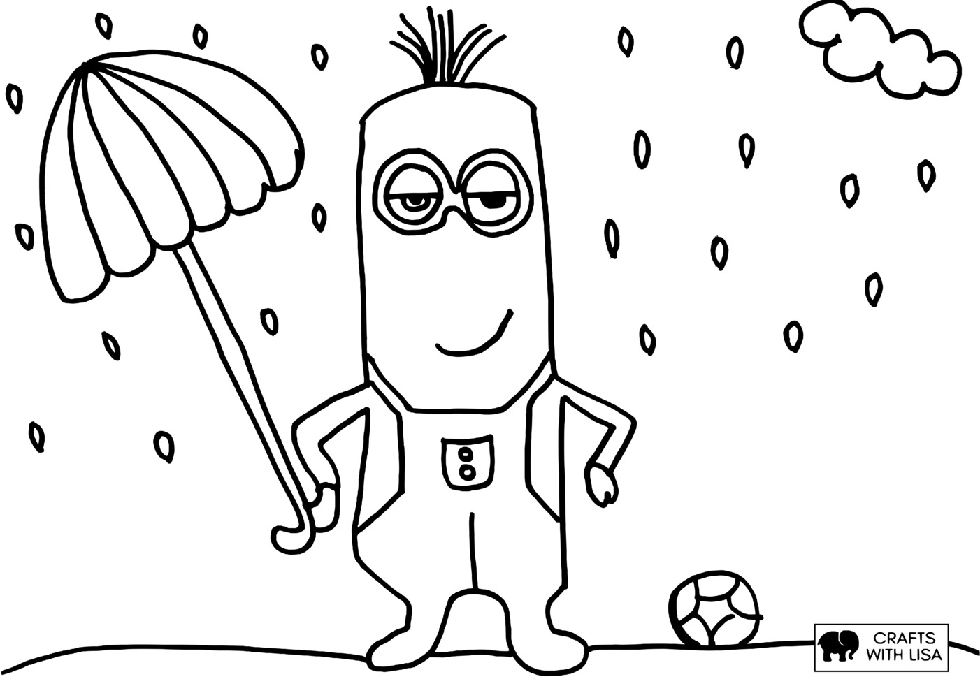 kevin minion coloring pages